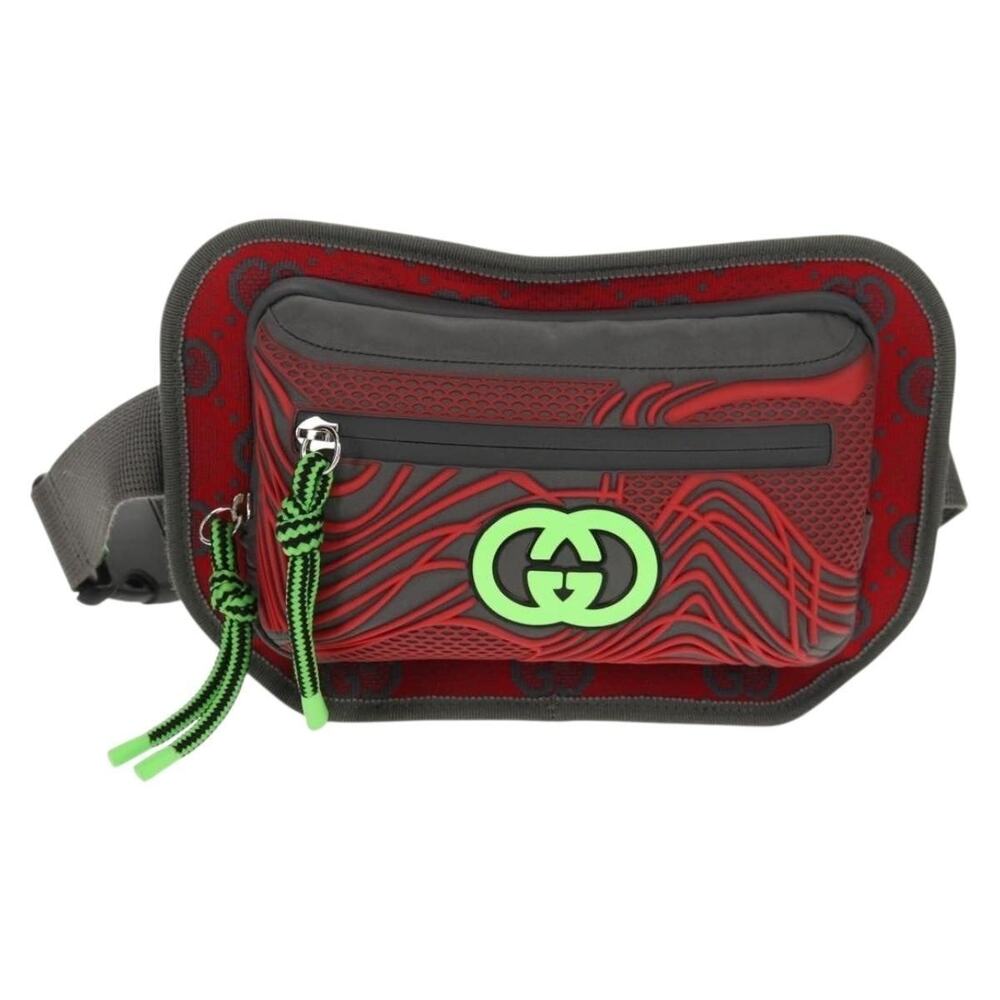 Gucci GG Canvas Waist Bag Nylon Gray